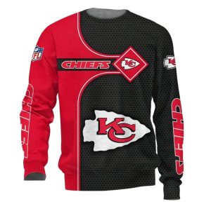 Kansas City Chiefs Diamond Grid AOP Sweatshirt