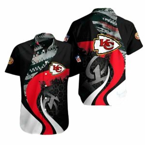 Kansas City Chiefs Digital Camo Hex Graphic Hawaiian Shirt – Unisex