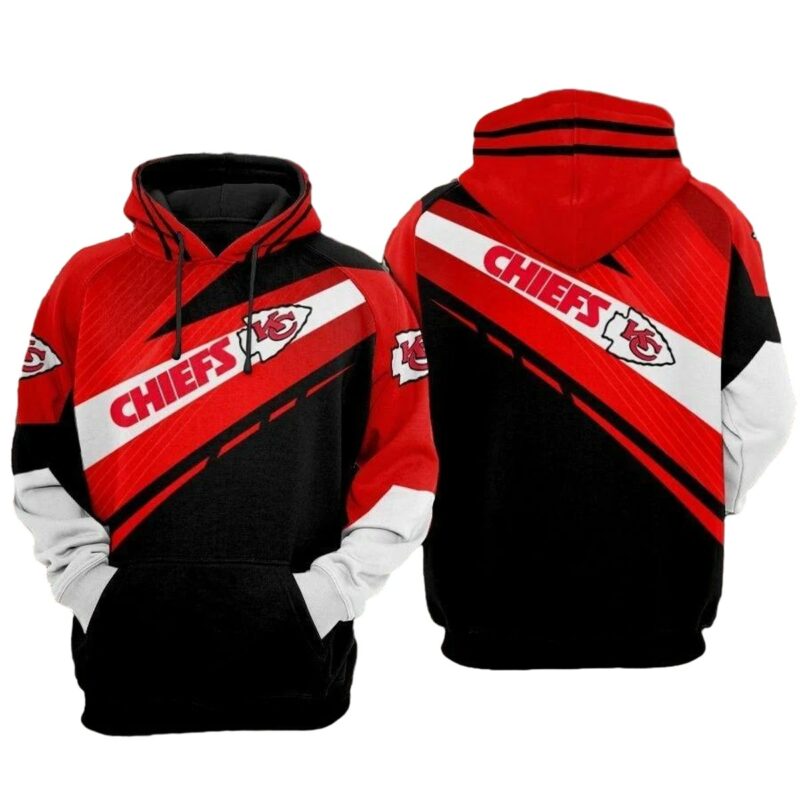 Kansas City Chiefs Dynamic Stripe Black White And Red Hoodie.jpg