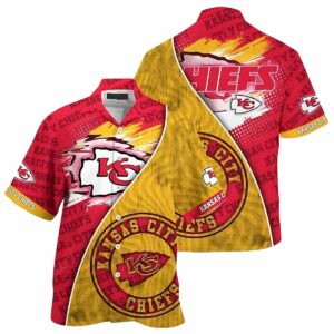 Kansas City Chiefs Vintage Graphic Hawaiian Shirt – Unisex Fan Tee