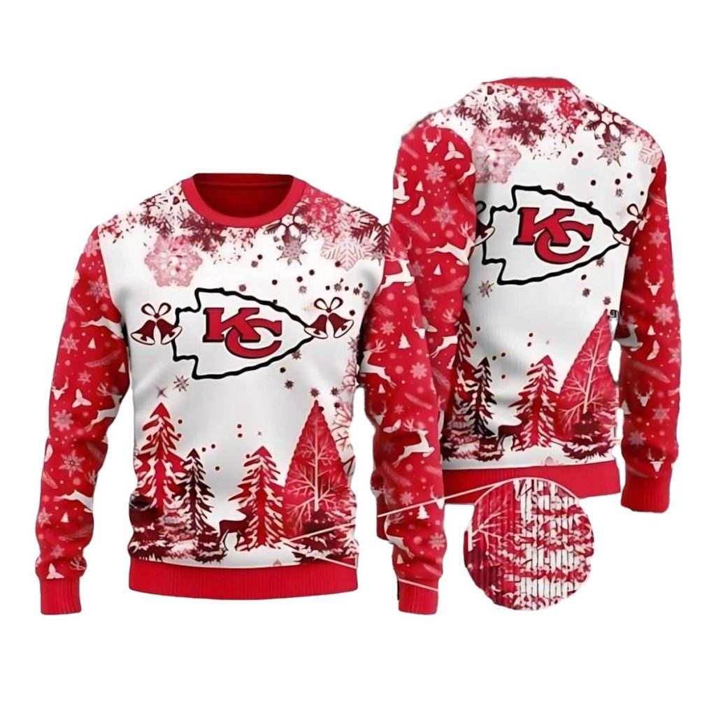 Kansas City Chiefs Festive Spirit Ugly Christmas Sweater