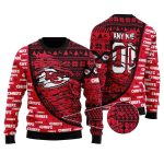 Personalized Kansas City Chiefs Fierce Fan Spirit Ugly Sweater
