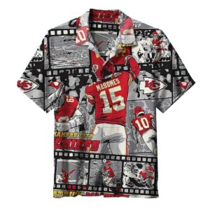 Kansas City Chiefs Mahomes #15 Graphic Hawaiian Shirt – Unisex Aloha Tee
