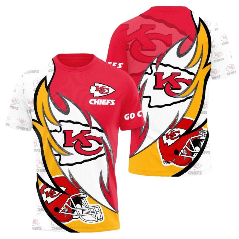 Kansas City Chiefs Firestorm Helmet Burst Shirt