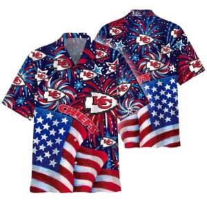 Kansas City Chiefs Graphic Hawaiian Shirt – Unisex Aloha Shirt Gift