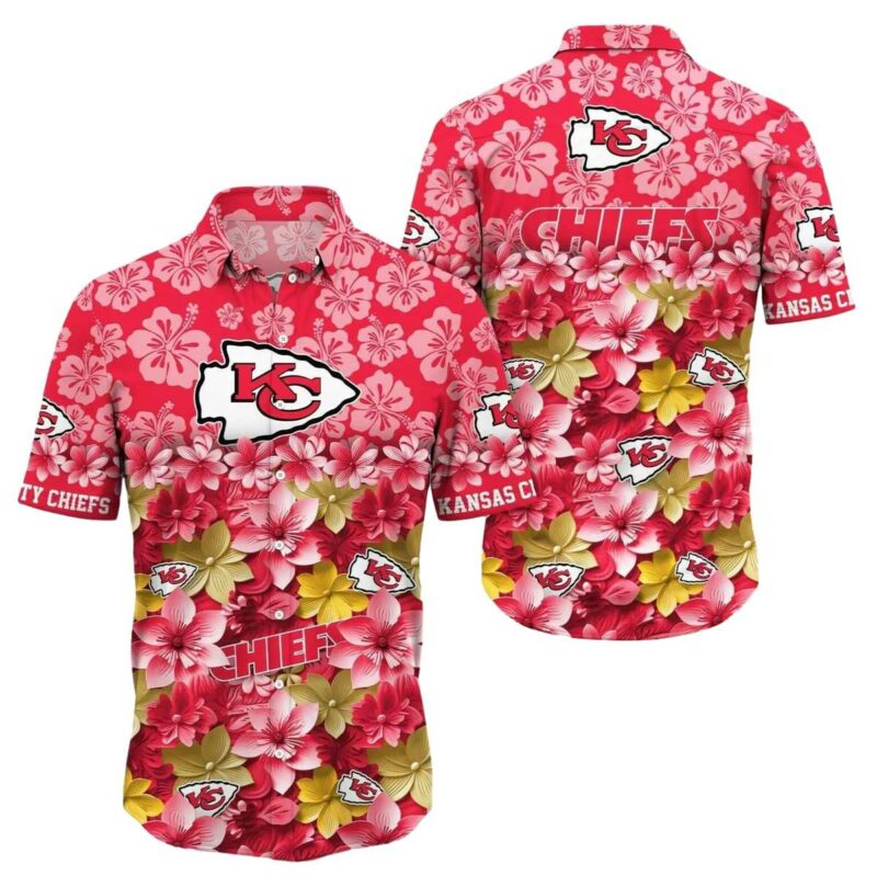Kansas City Chiefs Floral Wave Hawaiian Shirt 1536X1536 1