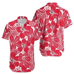 Kansas City Chiefs Red Floral Hawaiian Shirt – Unisex Graphic Tee
