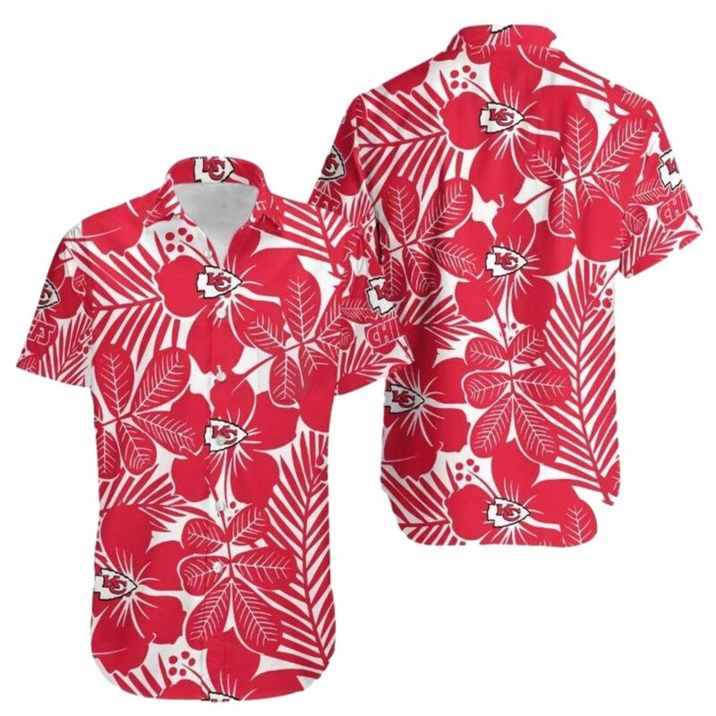Kansas City Chiefs Flower Hawaiian Shirt And Shorts Summer Nla00321034121464 Bbxiy