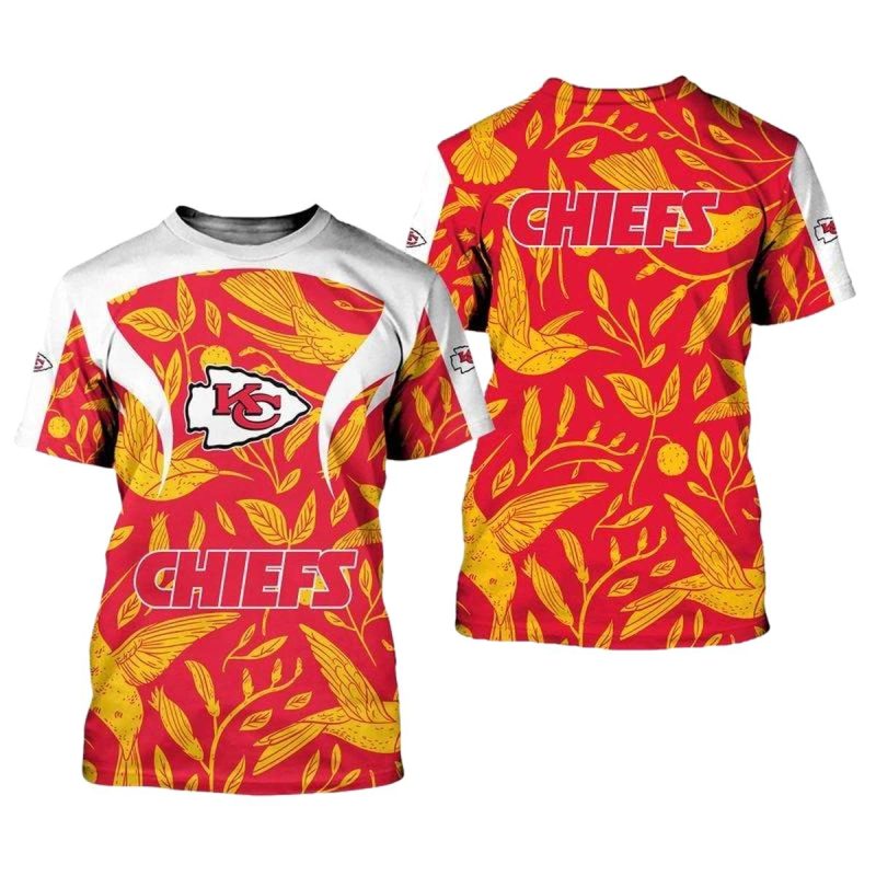 Kansas City Chiefs Flowers Limited Edition Unisex T Shirts Nla0662105 Tp7Fn