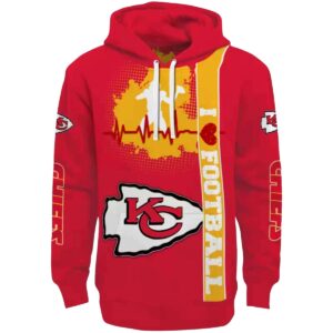 kansas city chiefs football heartbeat red hoodie best selling.jpg
