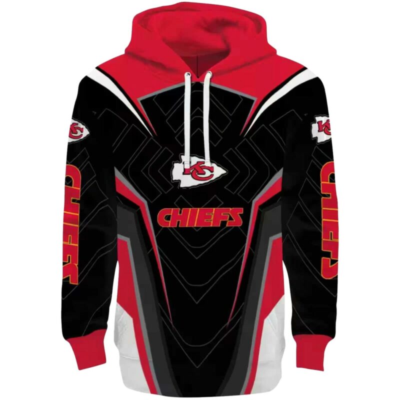 Kansas City Chiefs Futuristic Pattern Red Black Hoodie Best Selling.jpg