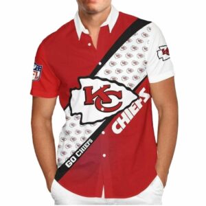 Kansas City Chiefs Bold Graphic Hawaiian Shirt – Unisex Aloha Tee