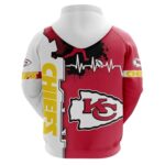 kansas city chiefs graphic heart ecg line red and white hoodie back.jpg
