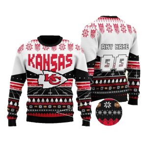 Personaized Kansas City Chiefs Gridiron Glory Ugly Sweater