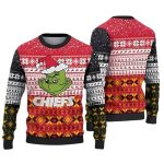 Kansas City Chiefs Grinchmas Grinch Santa Ugly Sweater