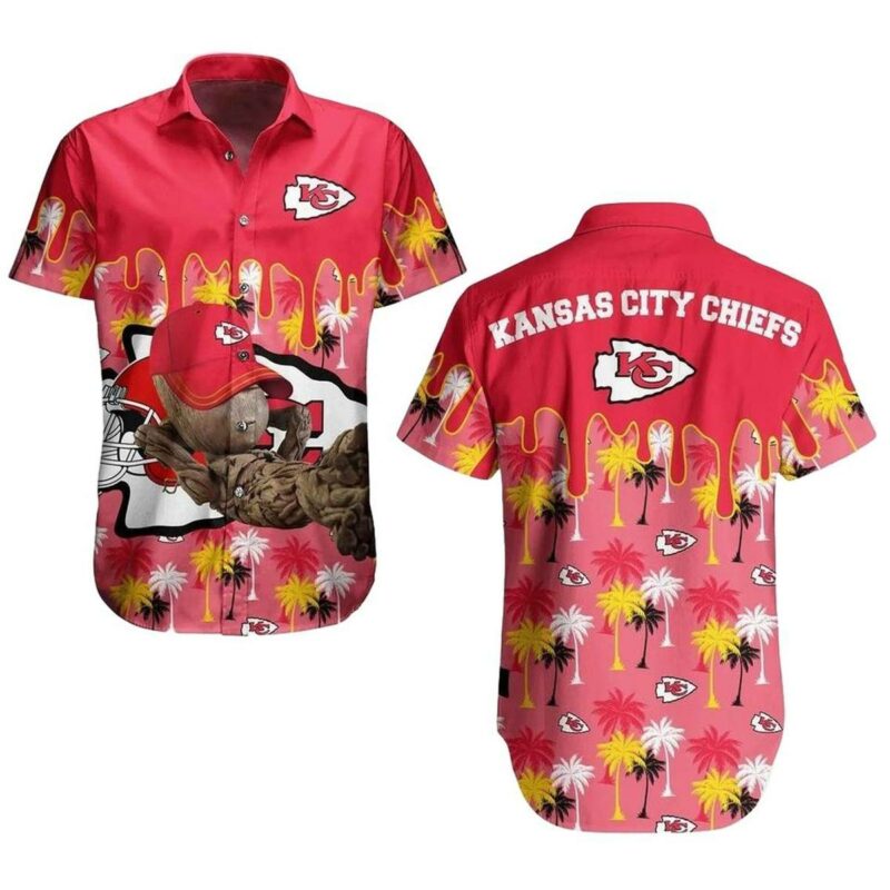 Kansas City Chiefs Groot Graphic Hawaiian Shirt