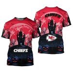Kansas City Chiefs Halloween Background Aop Shirt