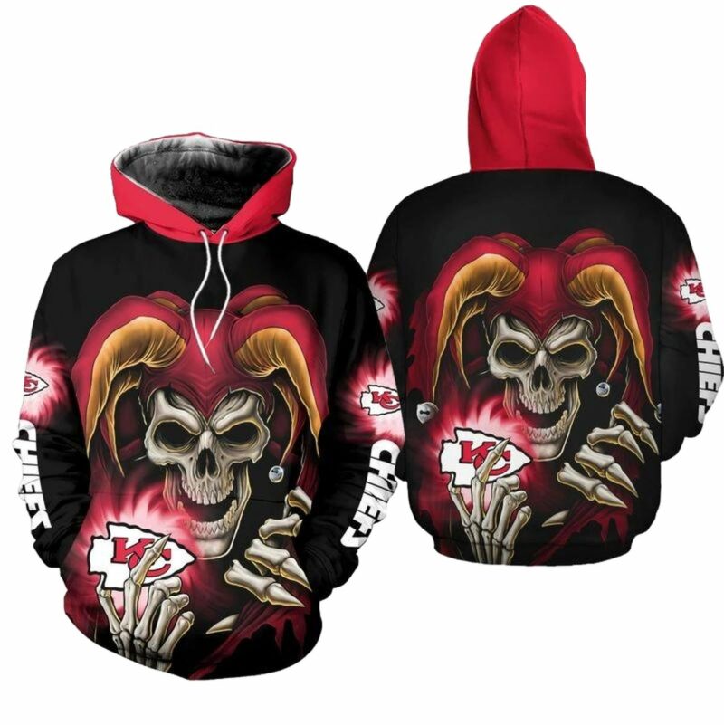 Kansas City Chiefs Halloween Clown Hoodie Zip Up Hoodie Nla026010 U55H8.Jpg