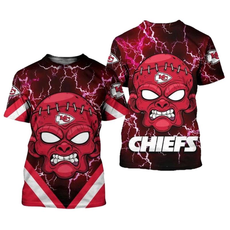 Kansas City Chiefs Halloween Frankenstein Limited Editiont Shirts Nla0279106 Ky2Rc