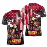 Kansas City Chiefs Halloween Horror Legends Tailgate Aop Shirt