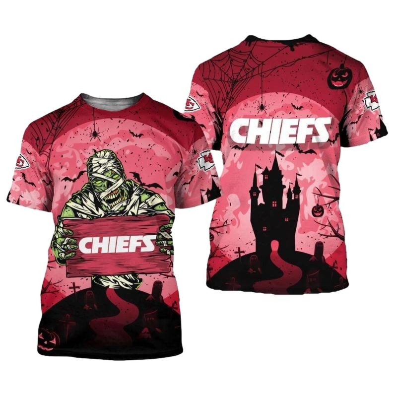 Kansas City Chiefs Halloween Mummy Limited Edition Unisex T Shirts Nla0280106 Z6Du9
