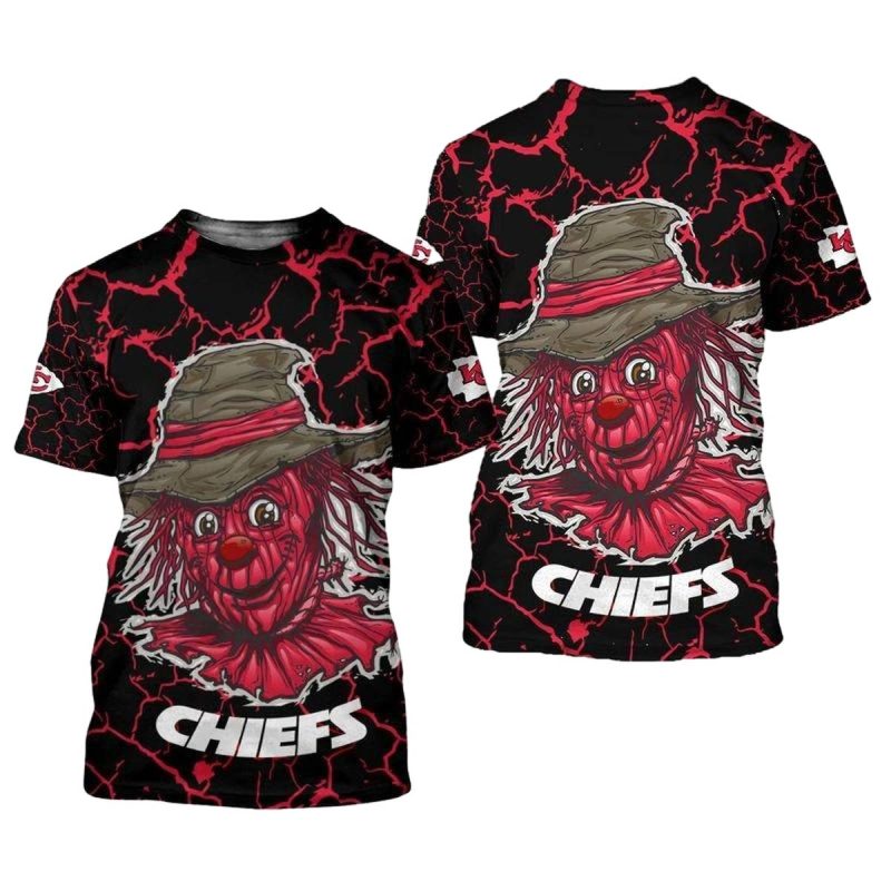 Kansas City Chiefs Halloween Scarecrow Edition Unisex T Shirts Nla0267106 Z1Twa