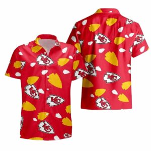 Kansas City Chiefs Graphic Printed Yellow Red Hawaiian Shirt – Unisex Gift