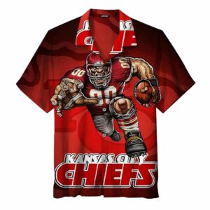 Kansas City Chiefs Mascot Red Hawaiian Shirt – Unisex Graphic Tee