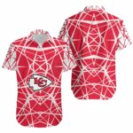 Kansas City Chiefs Red Graphic Hawaiian Shirt Unisex Aloha Tee
