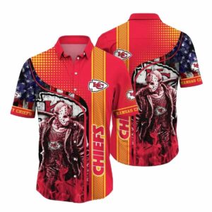 Kansas City Chiefs Halloween Graphic Hawaiian Shirt – Unisex Aloha Tee