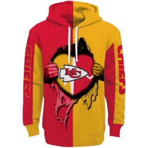 kansas city chiefs heartbeat graphic red hoodie best selling.jpg