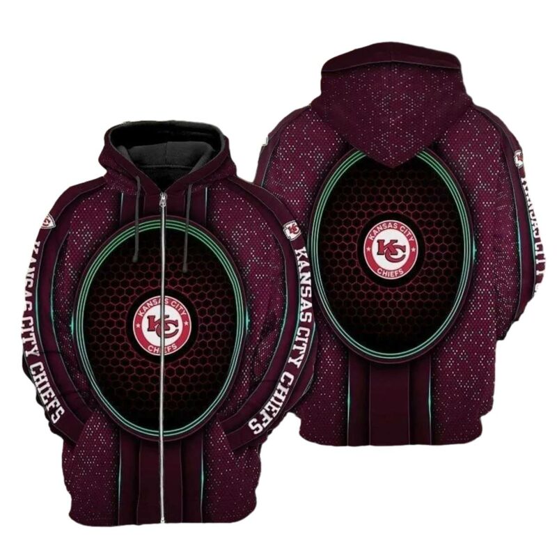 Kansas City Chiefs Hexagonal Power Fan Hoodie.jpg