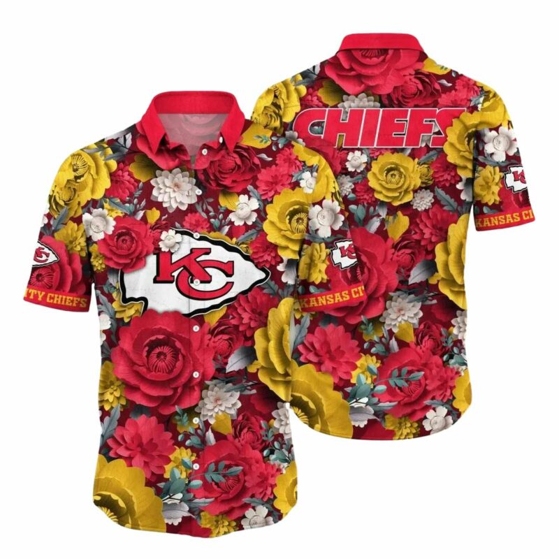Kansas City Chiefs Hibiscus Harmony Hawaiian Shirt 1536X1536 1