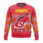 Kansas City Chiefs Holiday Ball Flame Ugly Sweater