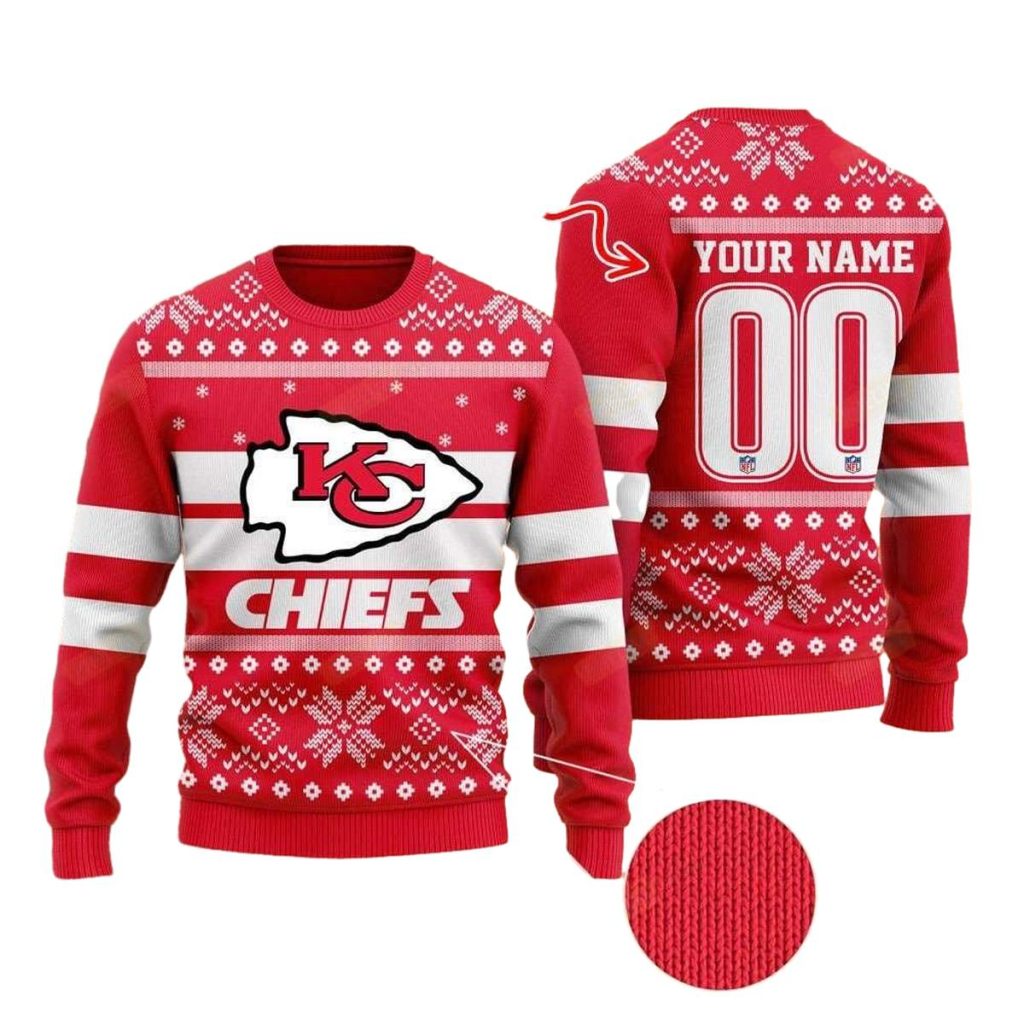 Kansas City Chiefs Holiday Victory Ugly Christmas Sweater