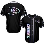 Kansas City Chiefs Holo Spectrum Baseball Jersey