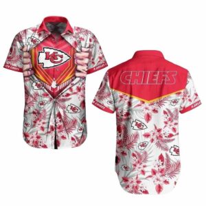 Kansas City Chiefs Graphic Hawaiian Shirt – Unisex Aloha Tee Gift