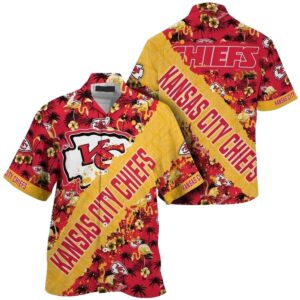 Kansas City Chiefs Unisex Graphic Printed Hawaiian Shirt – Island Fiesta