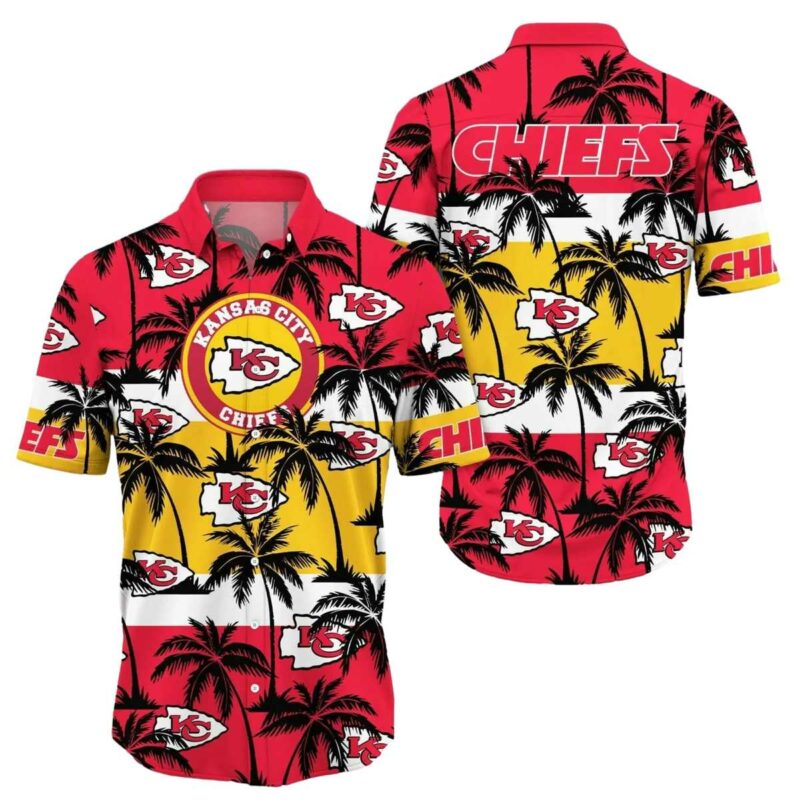Kansas City Chiefs Island Palms Hawaiian Shirt 1536X1536 1