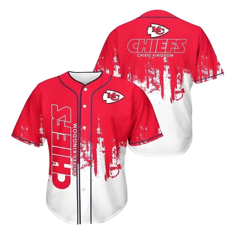 Kansas City Chiefs Kingdom Baseball Jersey