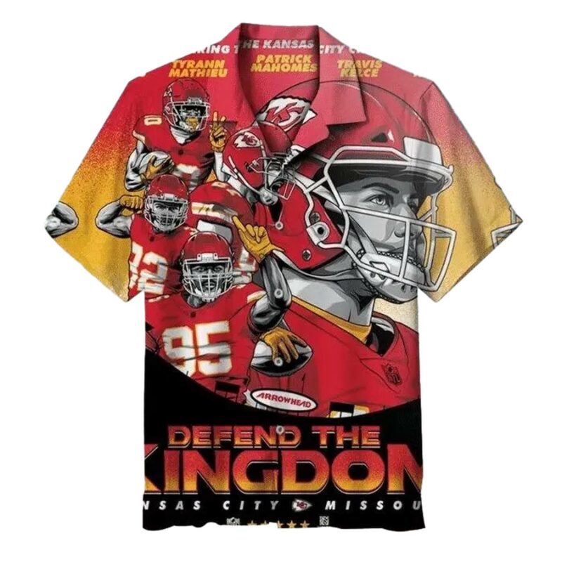 Kansas City Chiefs Kingdom Defenders Hawaiian Shirt