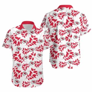 Kansas City Chiefs White Aloha Shirt – Unisex Graphic Hawaiian Tee