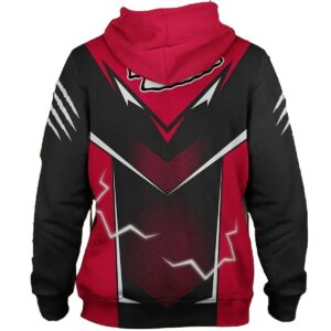 kansas city chiefs lightning graphic black and red hoodie back.jpg
