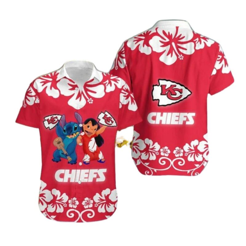 Kansas City Chiefs Lilo And Stitch Hawaiian Shirt