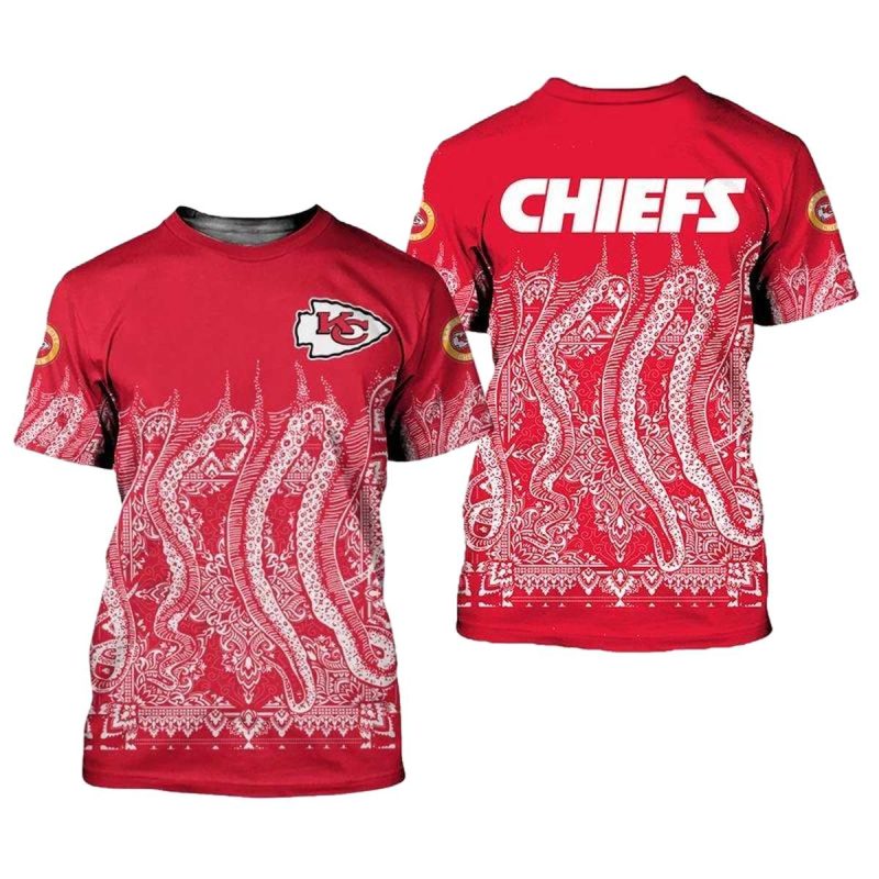 Kansas City Chiefs Limited Edition All Over Print T Shirt Size S 5Xl New0131103 2Uavg