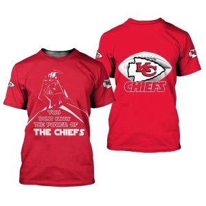 Kansas City Chiefs Darth Vader Red AOP Shirt