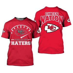 Fueled By Haters Chiefs Nation Red AOP Shirt