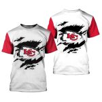 Kansas City Chiefs Brush White Aop Shirt