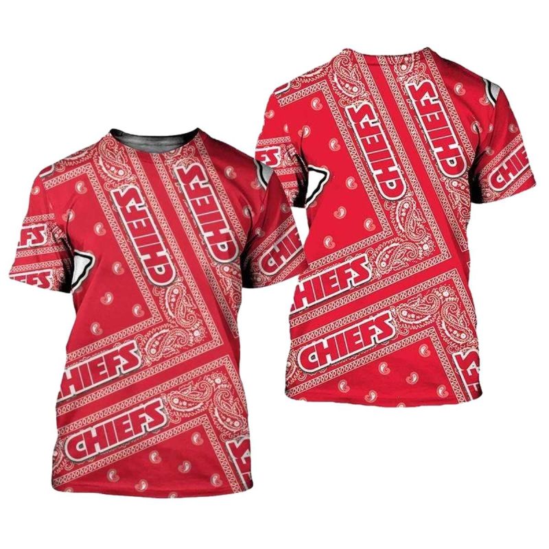 Kansas City Chiefs Limited Edition Bandana Skull T Shirt Sizes S 5Xl New0121103 8Niyl