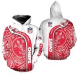 kansas city chiefs limited edition bandana skull zip hoodie sizes s 5xl new012510 393u1.jpg